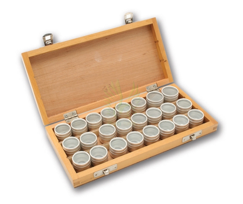 Wooden Boxes with Aluminum Containers