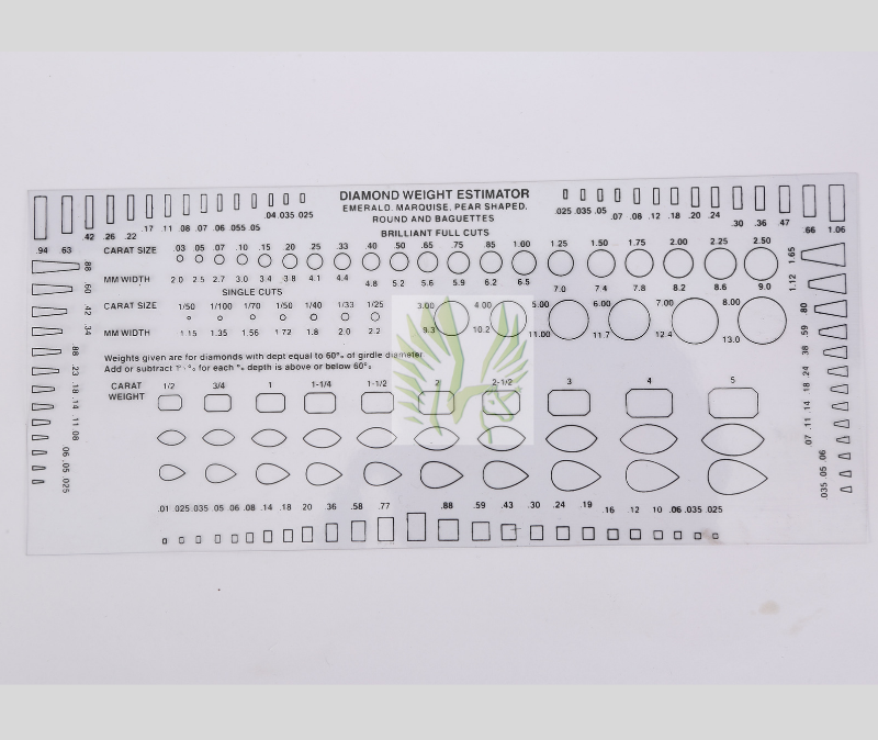 Diamond Weight Estimator Gauge