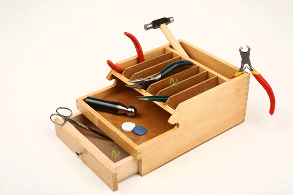 Plier Rack with Drawer and Extra Compartment