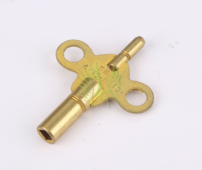 Double-Ended Brass Clock Keys